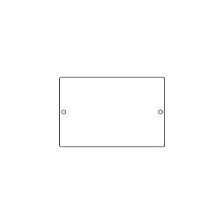Molex Gwconnect Enclosure Metal Plate, Zinc-Plated Steel, 118 X 78.50 X 1.50Mm Outside Dimension 8000.6272.0